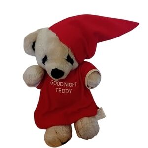 Vintage‎ Mary Meyer 'Goodnight Teddy' Bear Stuffed Animal W/ Removable Nightgown